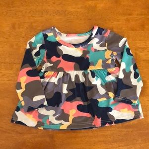 Camo blouse